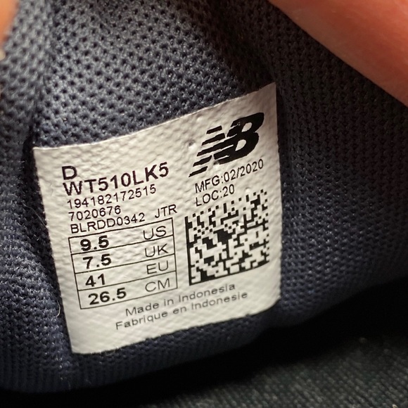 New Balance 510 V5 Trail Running Shoes Wide - Picture 5 of 11